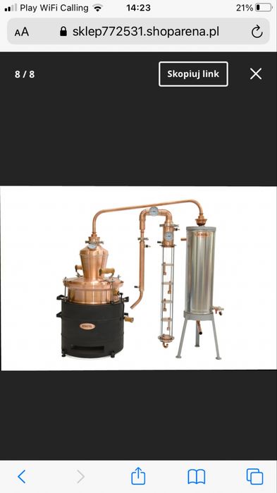 Destylator miedziany pot still Kerstel 35L