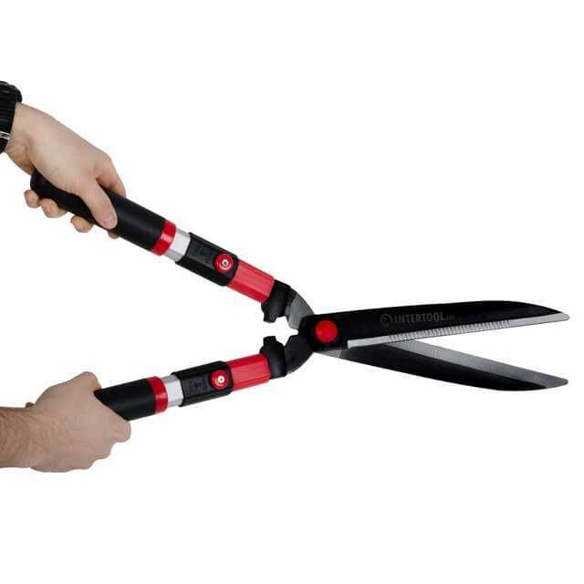Ножиці садові з телескопічними ручками. INTERTOOL FT-1117.