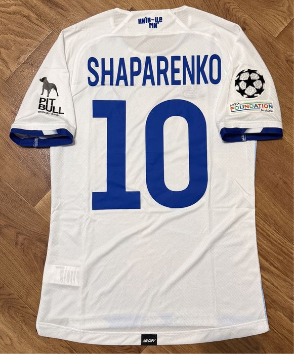 Ігрова футболка Динамо Київ. Микола Шапаренко