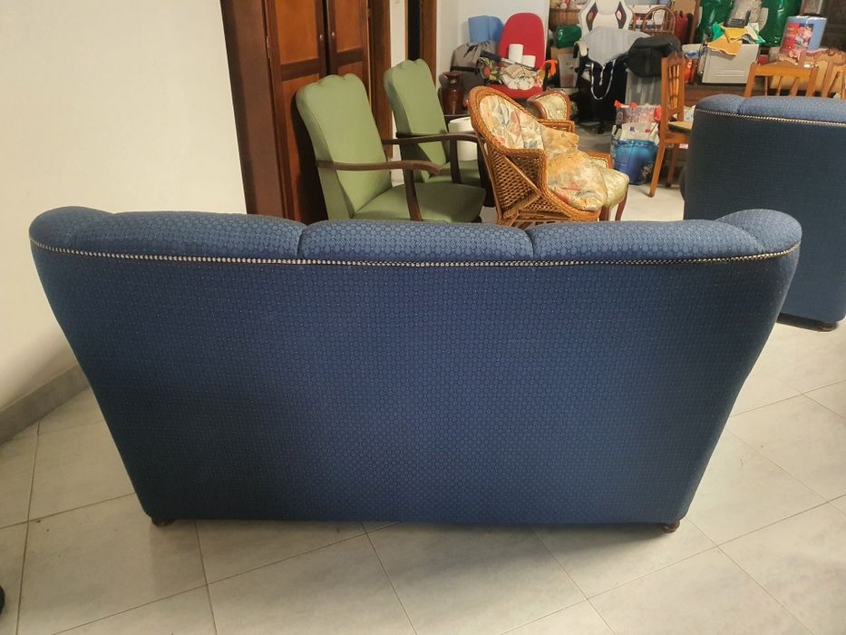 Conjunto de 2 Sofás em tecido