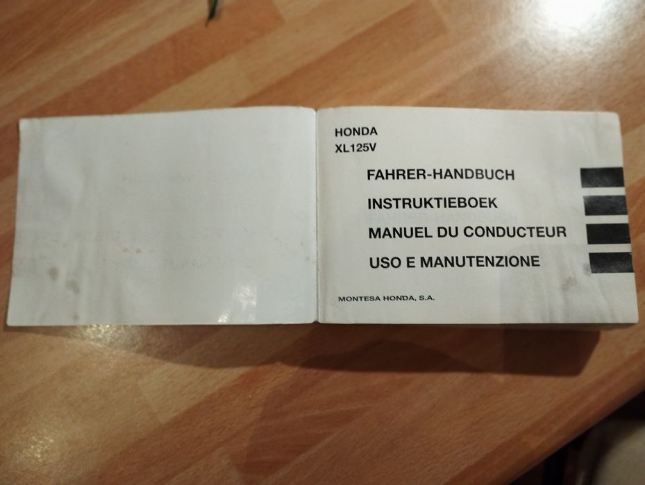 Książka obsugi-servisowa Honda Varadero 125 XL