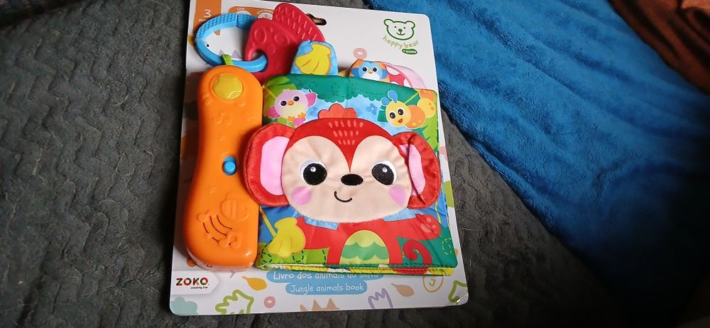 Brinquedo livro bebé 3 meses
