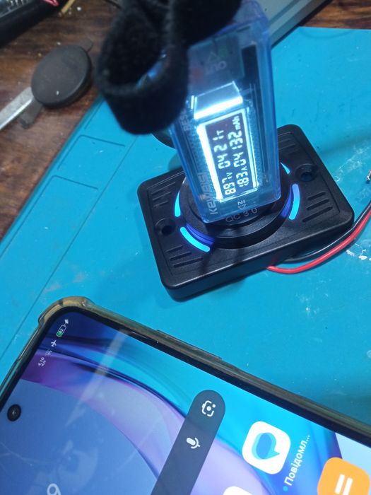 Автомобільна швидка зарядка 2 USB-A QC 45W