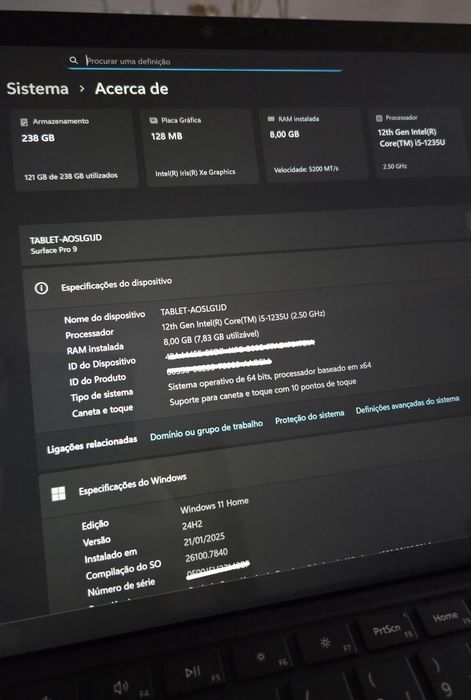 Surface Pro 9 + teclado