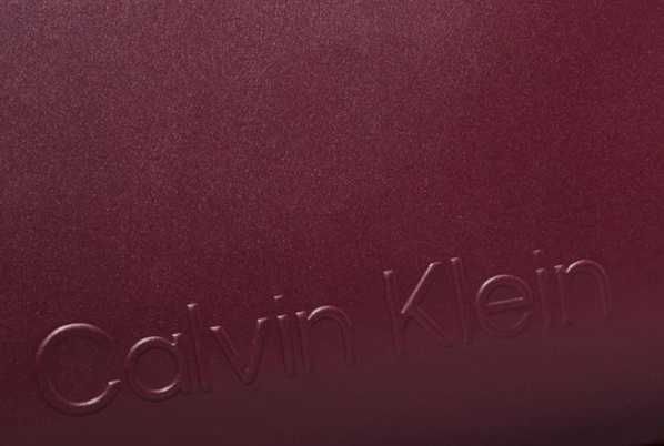 Calvin Klein Torba shopper damska duża K60K612570-VLP Bordowa