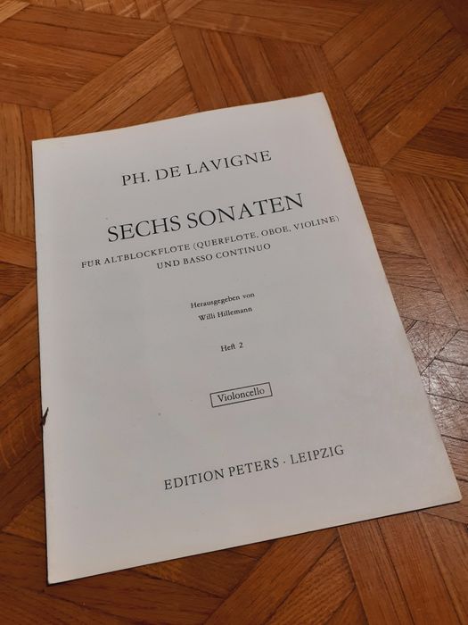 Nuty na flet altowy zbiór 6szt