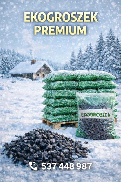Ekogroszek Premium 25-26MJ Polska Kopalnia Zapewniamy Transport Winda