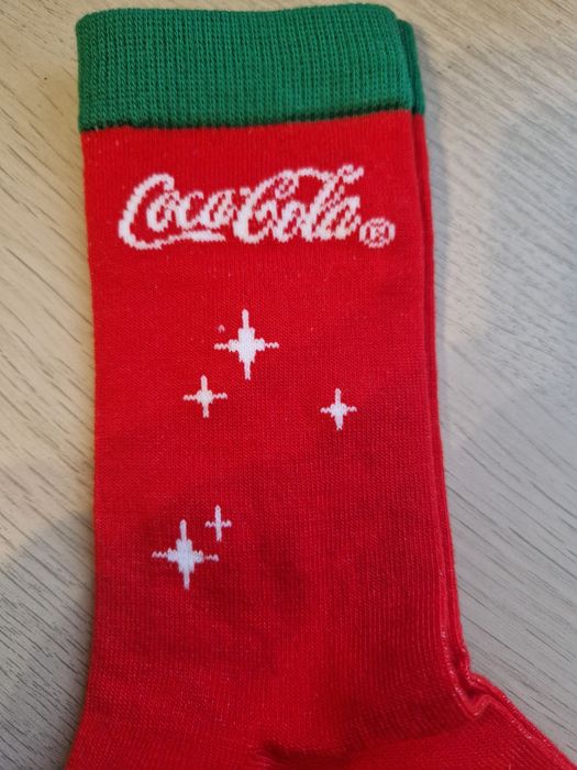 Coca-cola skarpetki czerwone