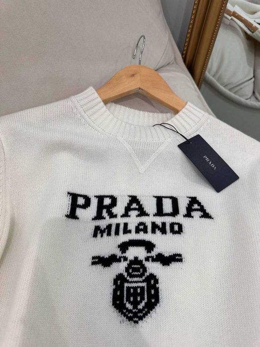 Sweter Prada! Wełniany Premium jakość! S M L