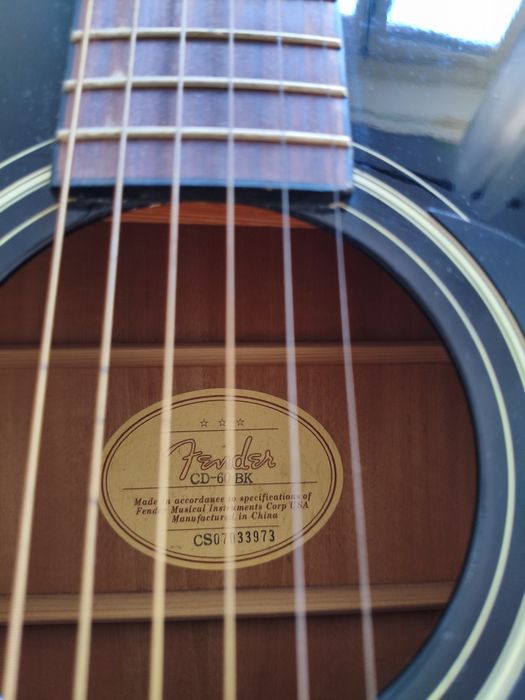 violão.   fender