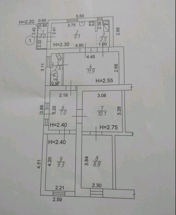 Продам пол будинка у м. Вільнянськ
