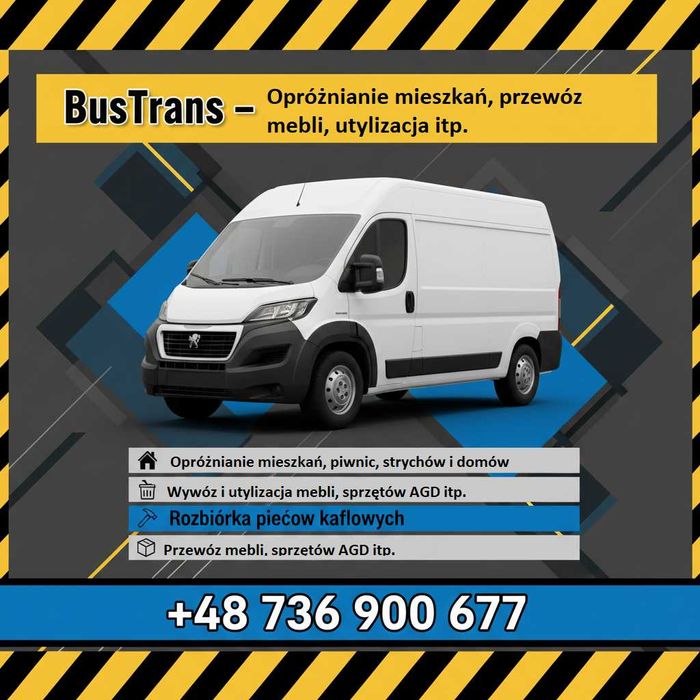 Opróżnianie mieszkań, utylizacja sprzętu i mebli, przeprowadzki