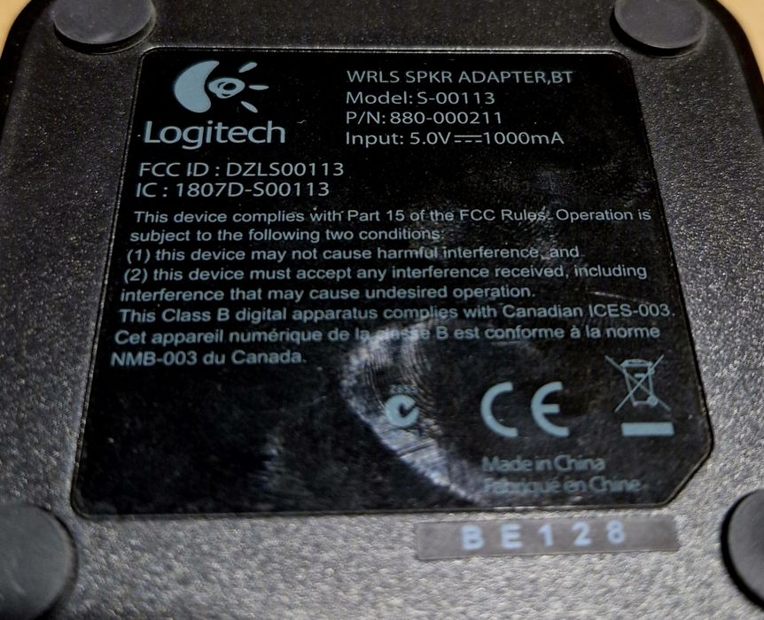 Logitech Wireless Speaker Adapter Bluetooth