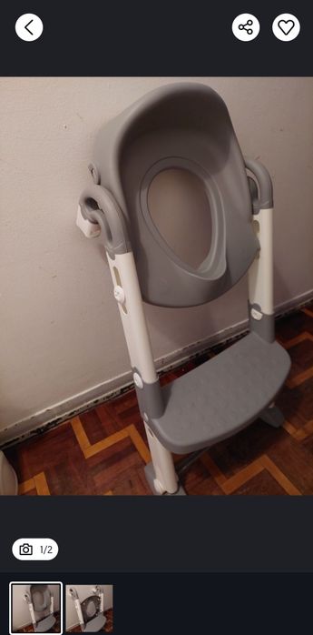 Redutor de sanita com escadas