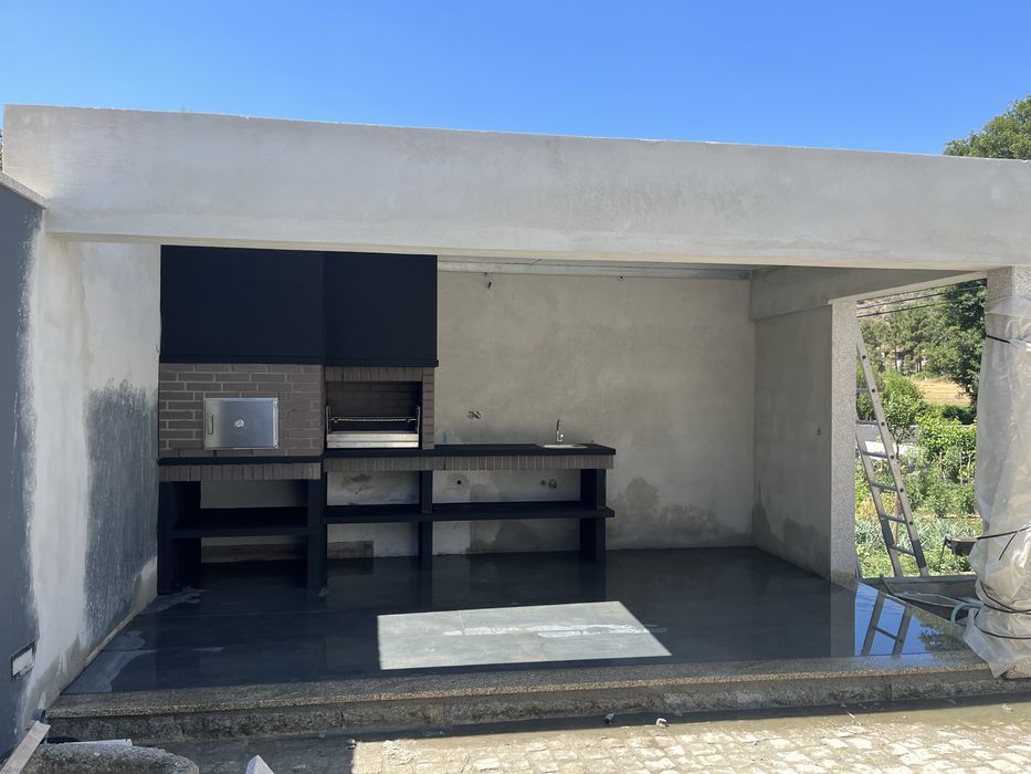 Churrasqueira c/ Forno Linhas Modernas