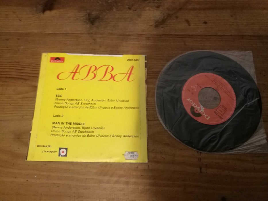 ABBA - SOS (Edição Portuguesa) - Single RARO