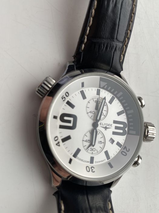 Часы ELYSEE кварц с усложнением, Германия, новый ремешок/батарейка