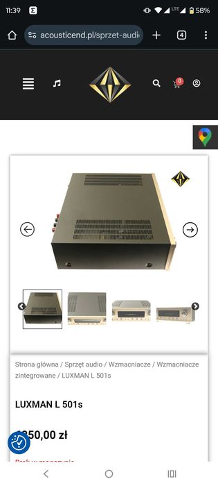 Wzmacniacz luxman l501s