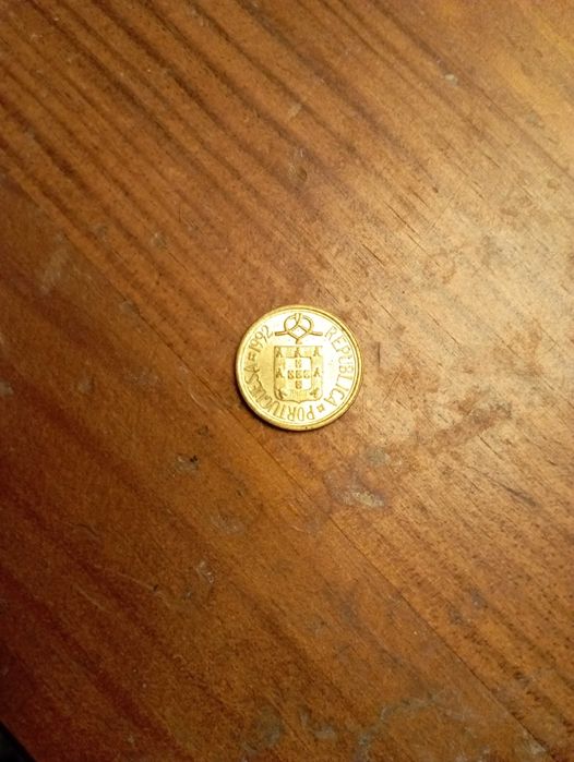 Moedas de 1 Escudo português anos 1987 a 1993