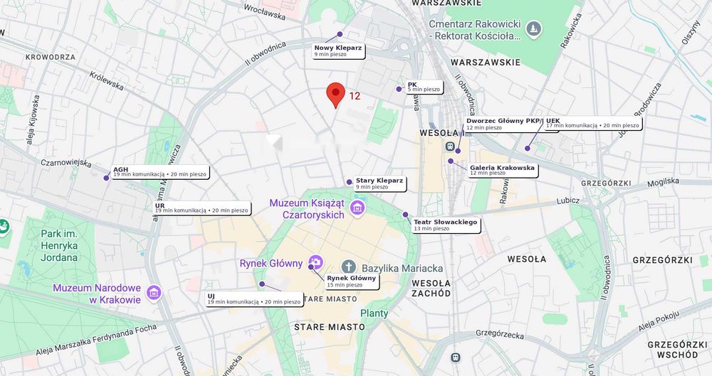 Pokój dwuosobowy | CENTRUM MIASTA, ul. Pędzichów | Od ZARAZ | AGH, PK, UEK, UJ | bez prowizji