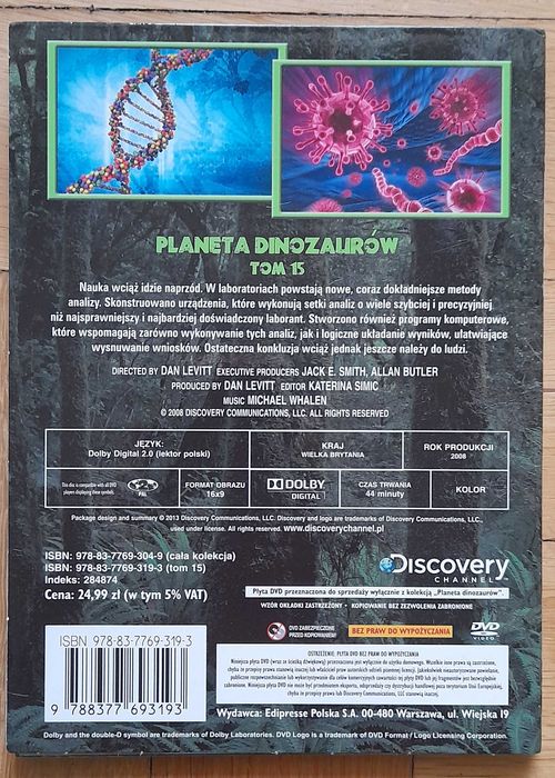 Planeta dinozaurów 15 DVD