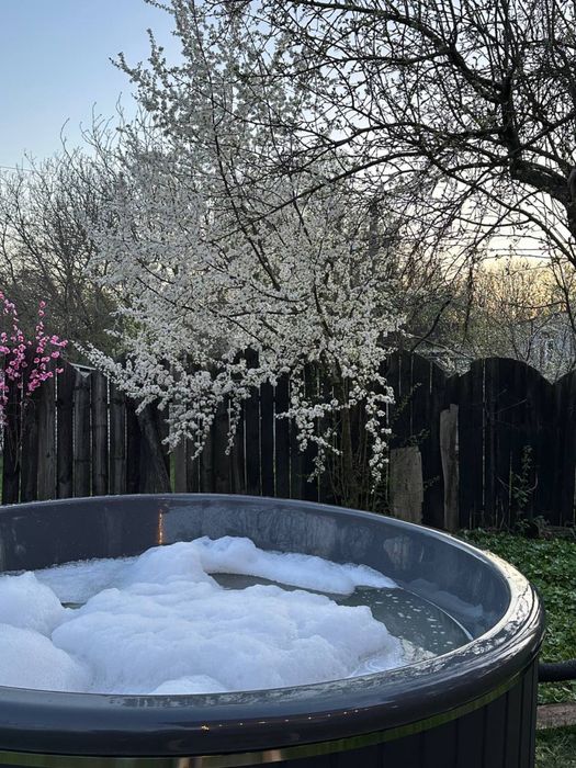 Дом зі спа-чаном Vysokyi Magic house |Харків |Тераса| Спальня| Кухня