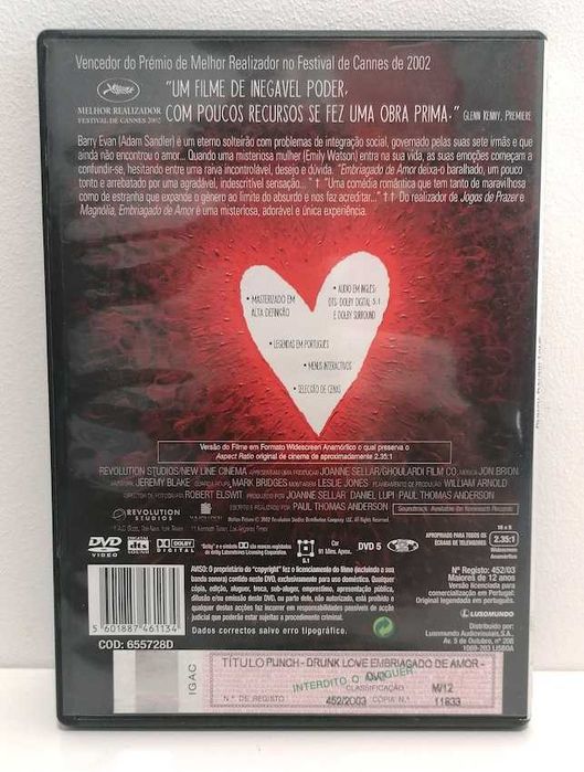 DVD Embriagado de Amor