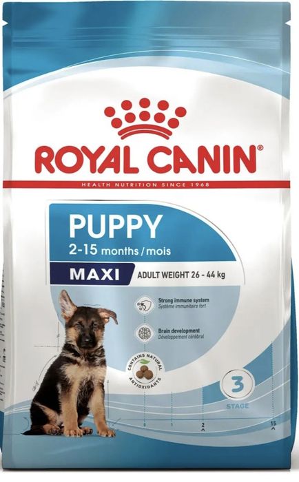 Puppy maxi royal canin корм сухий для собак 4 кг kg