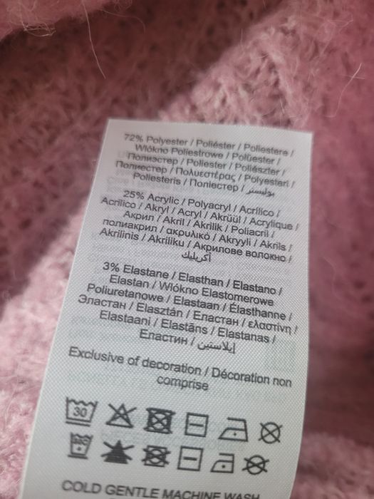 Ażurowy sweter oversize boho Pieces