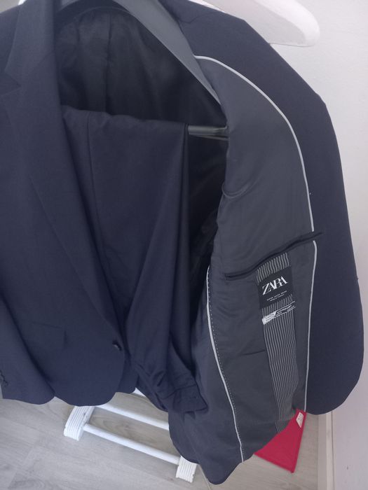 Fato azul slim fit
