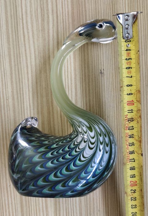 Pato em Vidro Decorativo