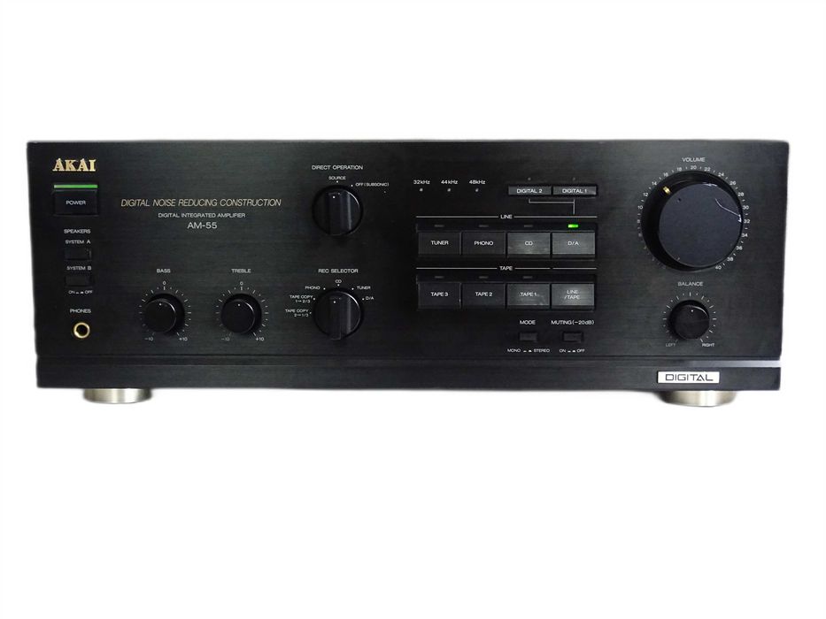 Akai AM-55 - Klasyczny Wzmacniacz Zintegrowany 1 rok gwarancji