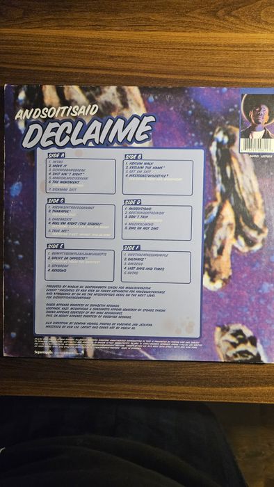 Declame - Andsoitisaid 3LP rap album winyl
