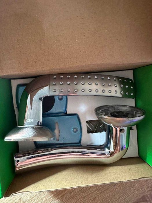 Ручка дверная KEDR HRoz 07.026-AL-SN/CP ALUMO НОВАЯ