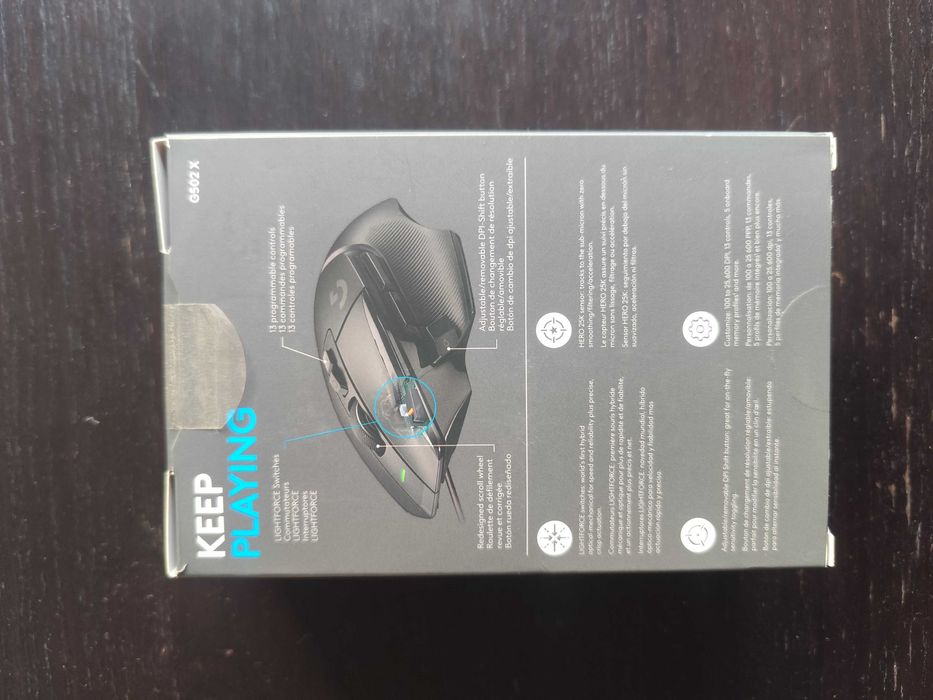 Rato Gaming Logitech G502X C/ Garantia