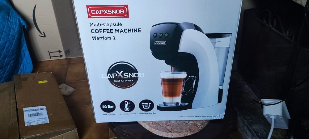 Cafeteira Warriors1 5 em 1 Multicápsulas 20 Bar