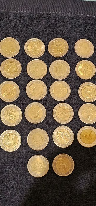 Продам коллекцию монет по 2€