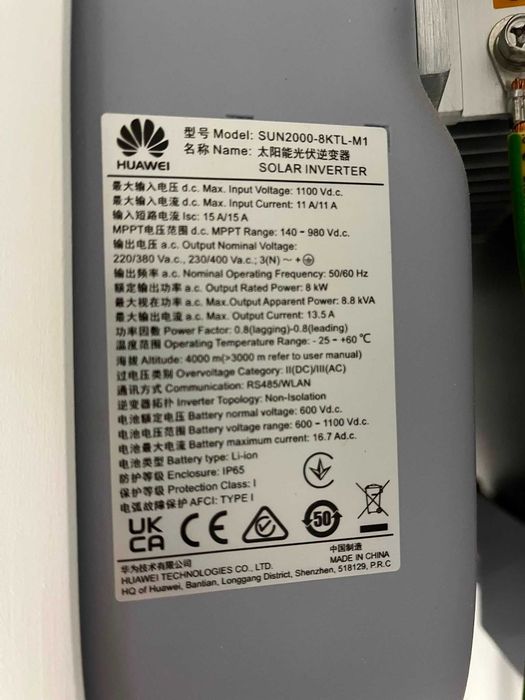 Falownik HUAWEI  SUN2000-8KTL-M1