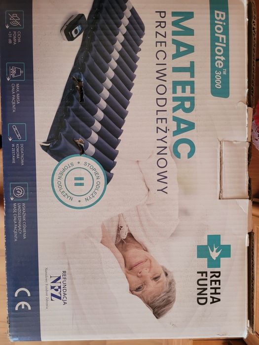 Materac przeciwodleżynowy rurowy RehaFund