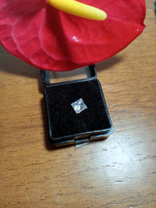 Diamante CVD  Princesa Brilhante — 1.10 Quilates