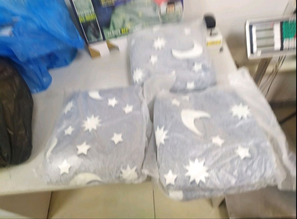 Светящийся плед 150*200см! Детский, люминесцентный!День-Ночь