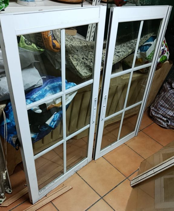 Vendo Janelas alumínio vidro duplo sem aro 50€