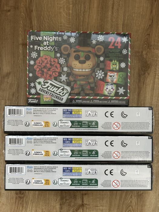 Адвент календар Funko FNAF 24 фігурки П’ять ночей Freddy Фредді вініл