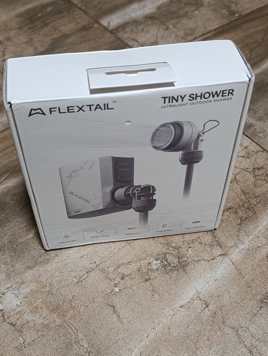 Супер душ портативный FLEXTAIL TINY  SHOWER насос аккумулятор походный