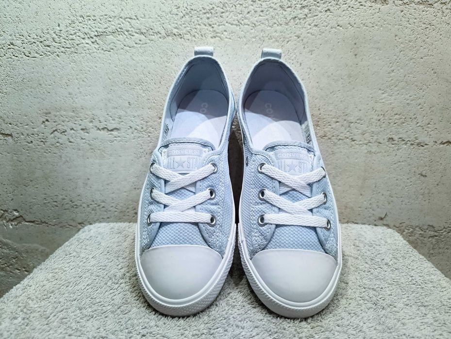 CONVERSE CHUCK TAYLOR ALL BALLET LACE r.38,5 błękitne stan idealny