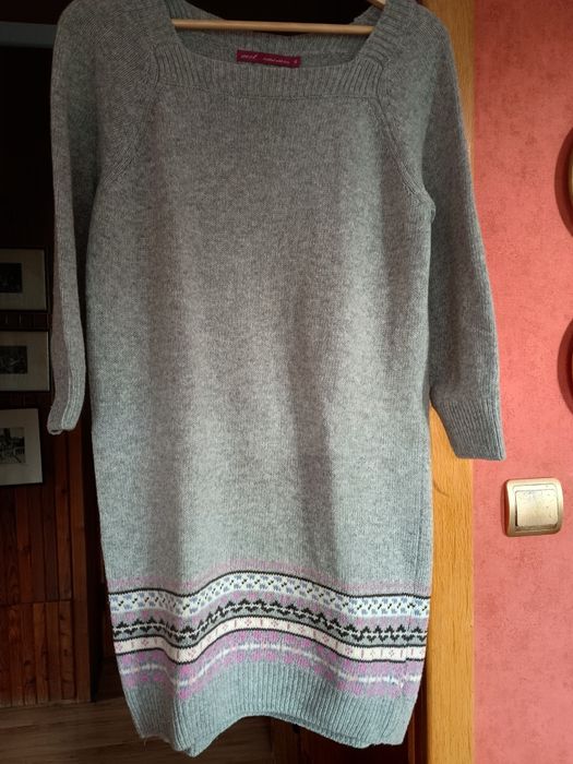 Tunika wełniana 16/44 włoska Next 90 długość