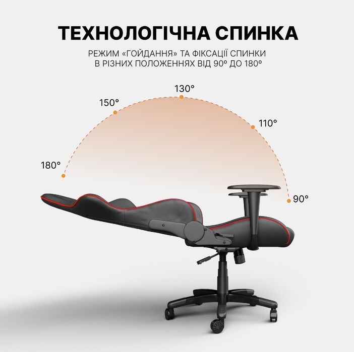 Комп'ютерне крісло/крісло для геймерів GamePro