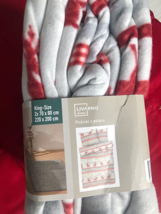 Pościel z polaru 220x200 plus dwie poduszki 70x80