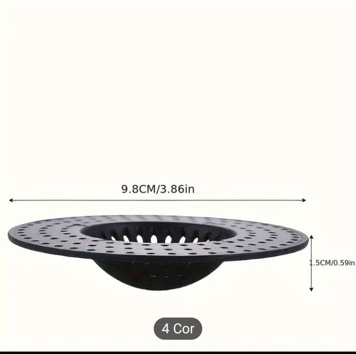 Coletor de resíduos para bancas ou banheiras