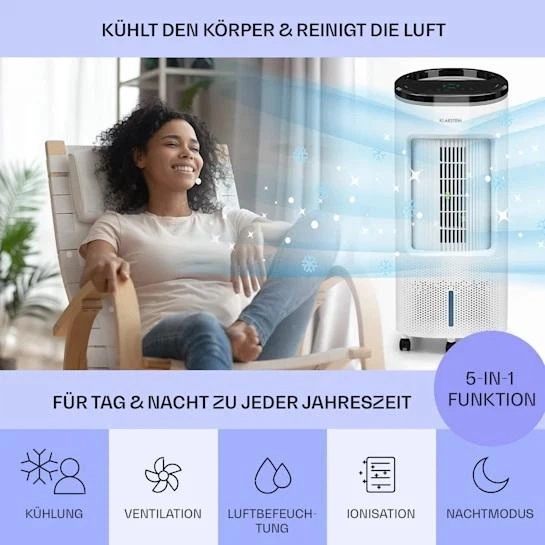 Охолоджувач повітря Klarstein IceWind Plus Smart